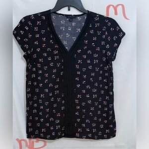 Tommy Hilfiger Blue and Red Blouse